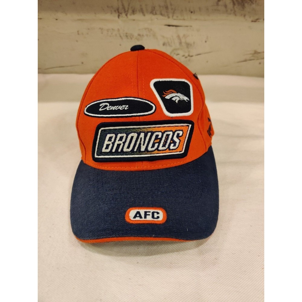 Denver Broncos Pro-Line Cap NFL Team Apparel Hat Velcro Adjustable PUMA‎